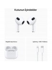 Apple AirPods (3. nesil) ve MagSafe Şarj Kutusu Bluetooth Kulaklık MME73TU/A (Apple Türkiye Garantili)