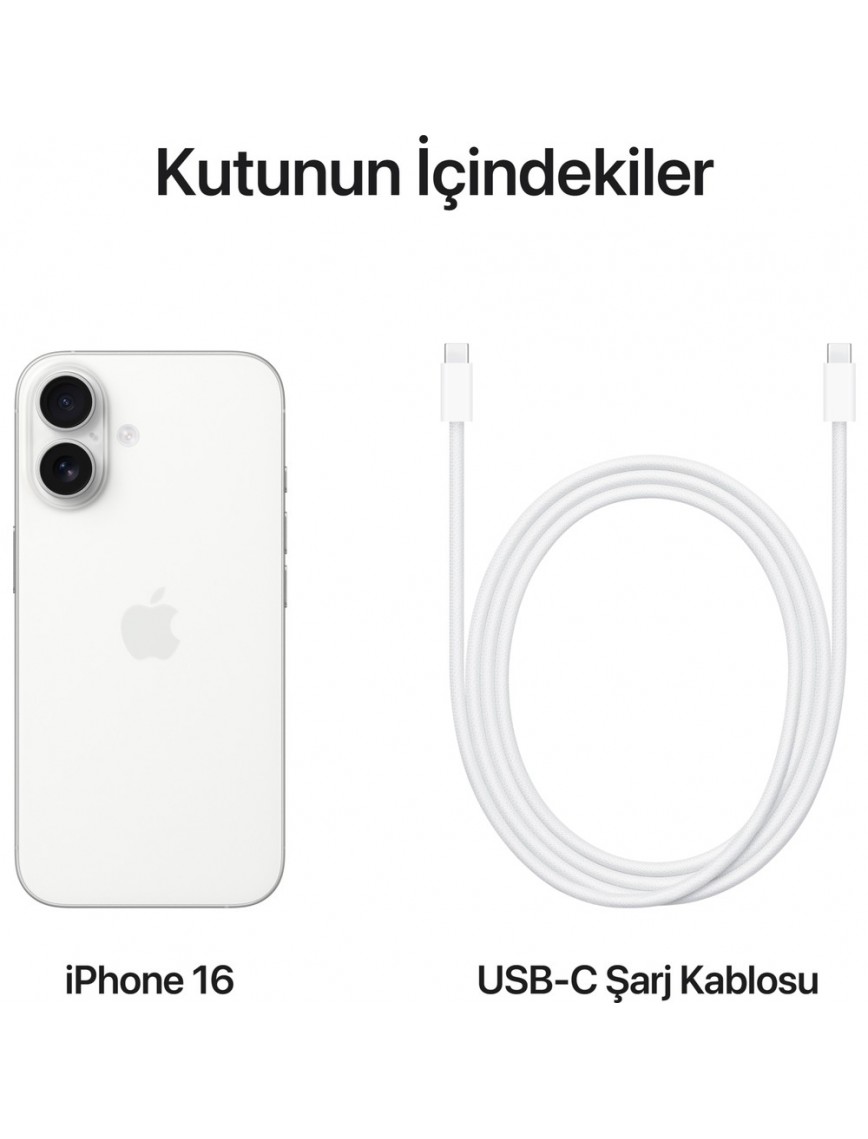 iPhone 16 512GB Beyaz